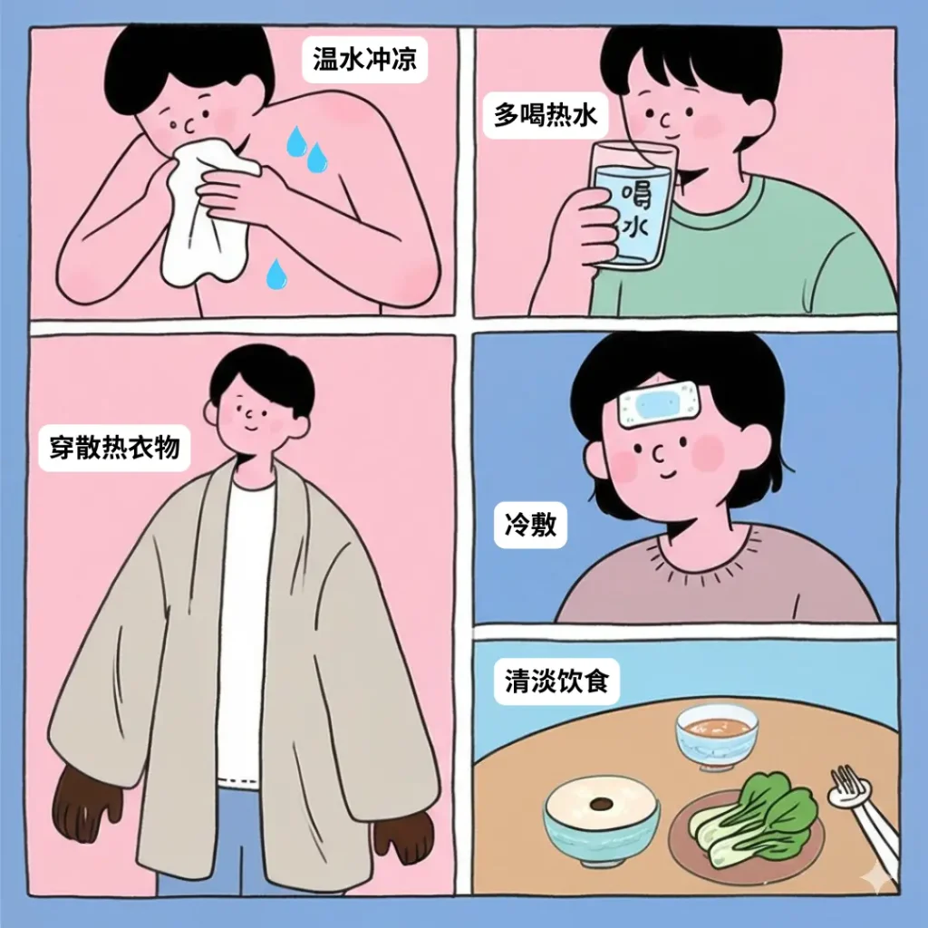 怎么快速退烧？